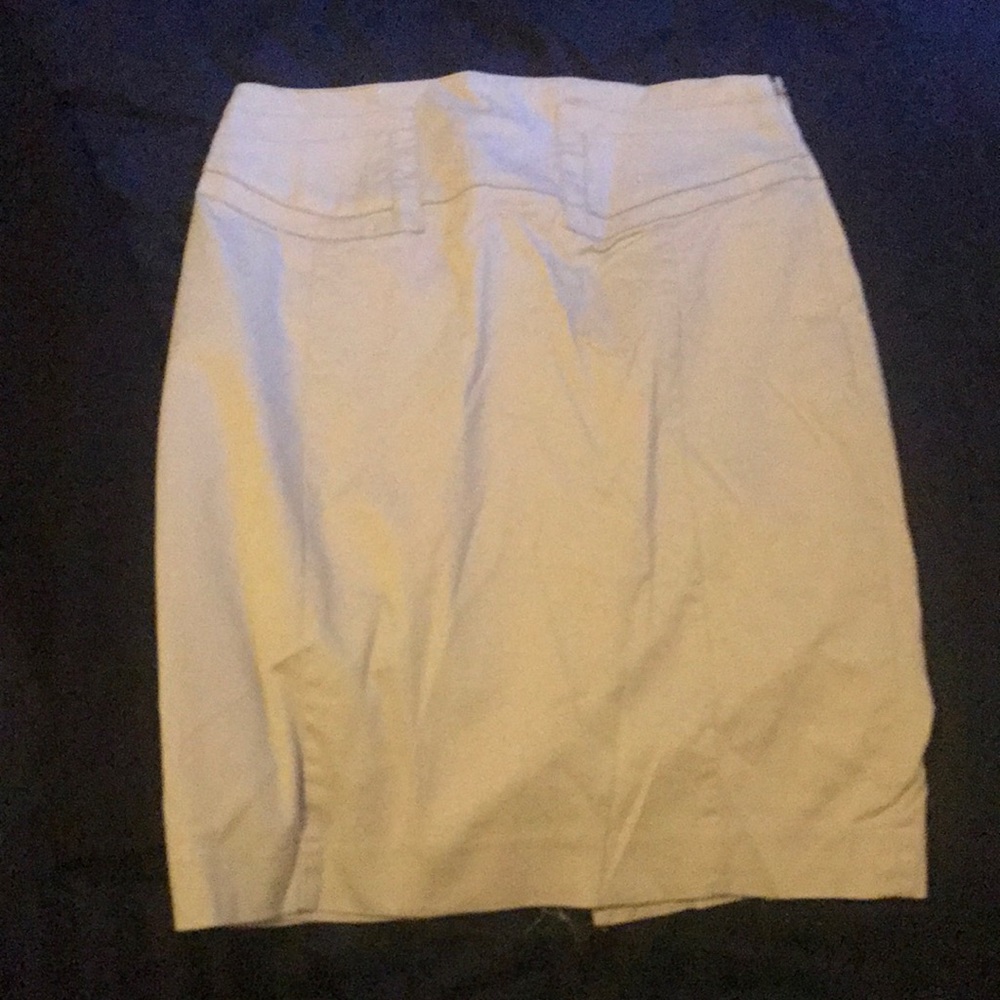 Tan work skirt